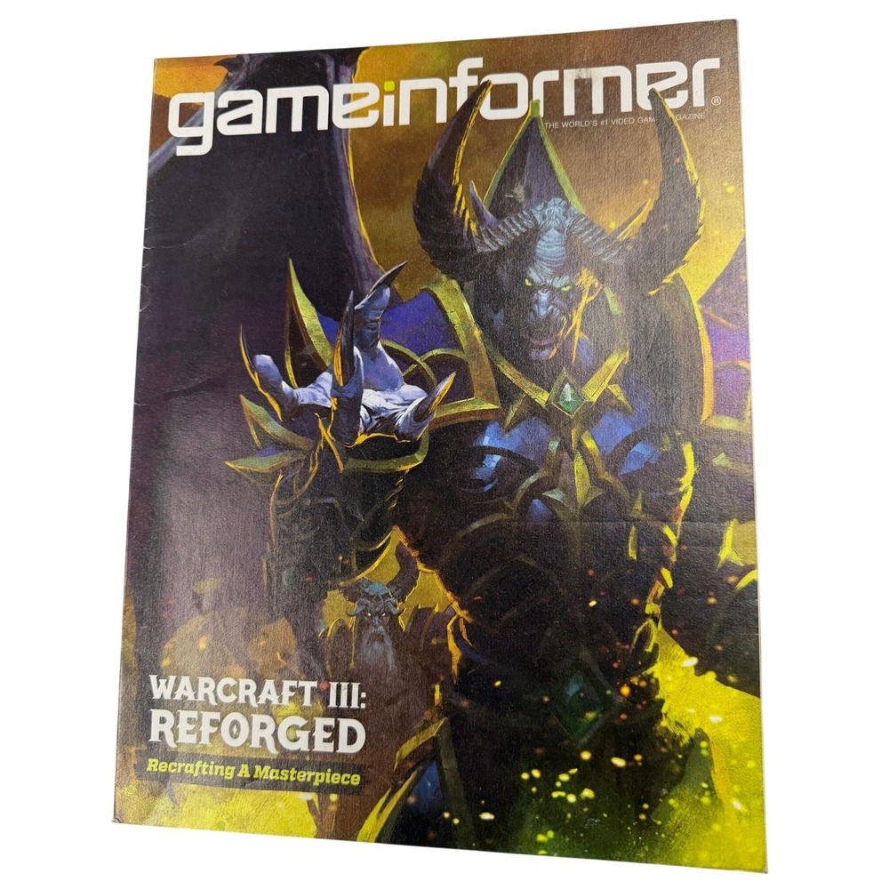 Game Informer Magazine Warcraft III Reforged Issue Blizzard Entertainment Gaming